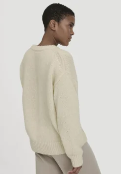 hessnatur Strick Pullover Relaxed aus Alpaka mit Bio-Baumwolle von|Damen Pullover