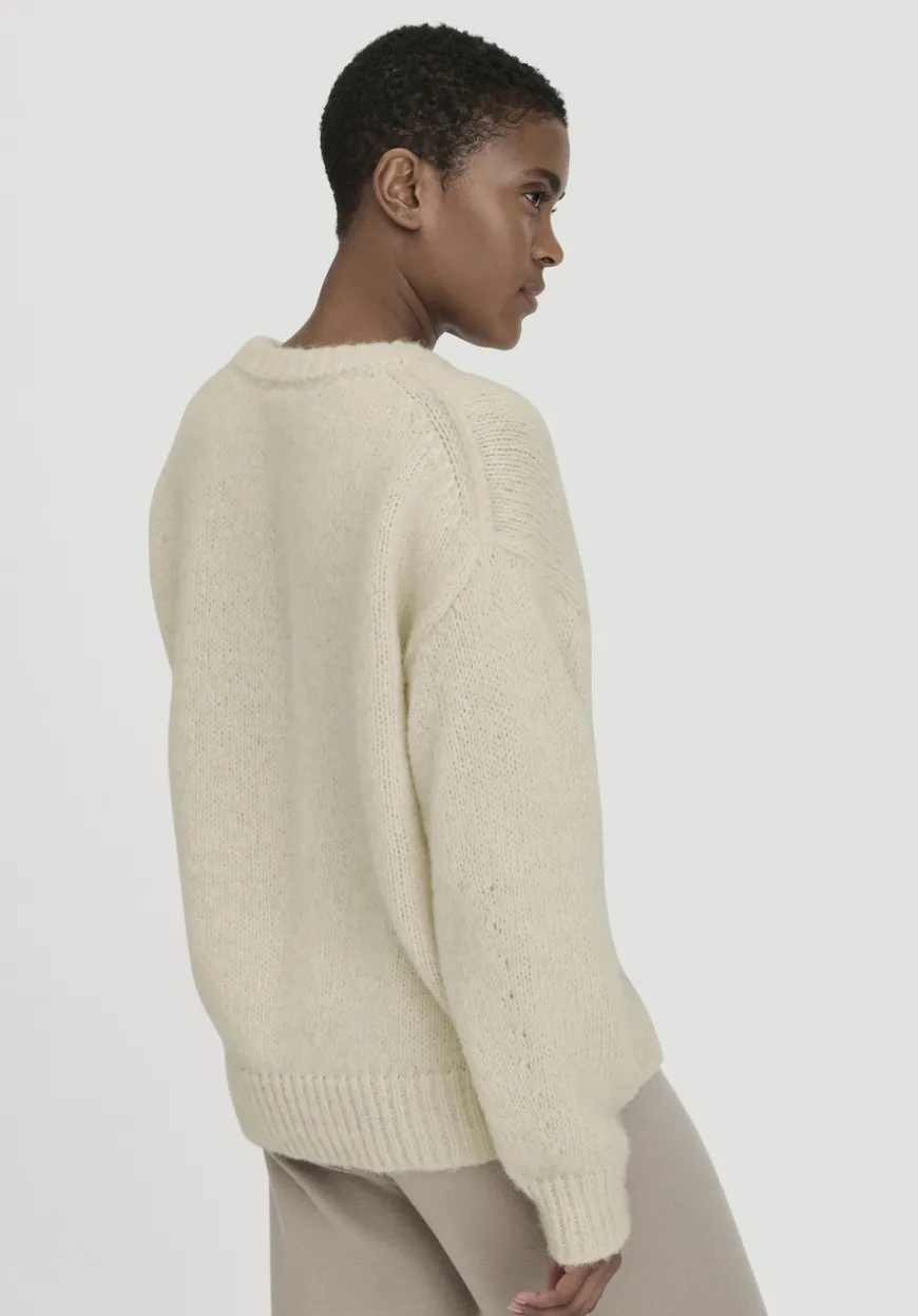 hessnatur Strick Pullover Relaxed aus Alpaka mit Bio-Baumwolle von|Damen Pullover