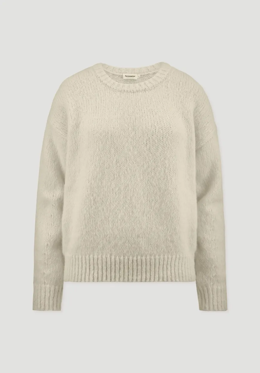 hessnatur Strick Pullover Relaxed aus Alpaka mit Bio-Baumwolle von|Damen Pullover