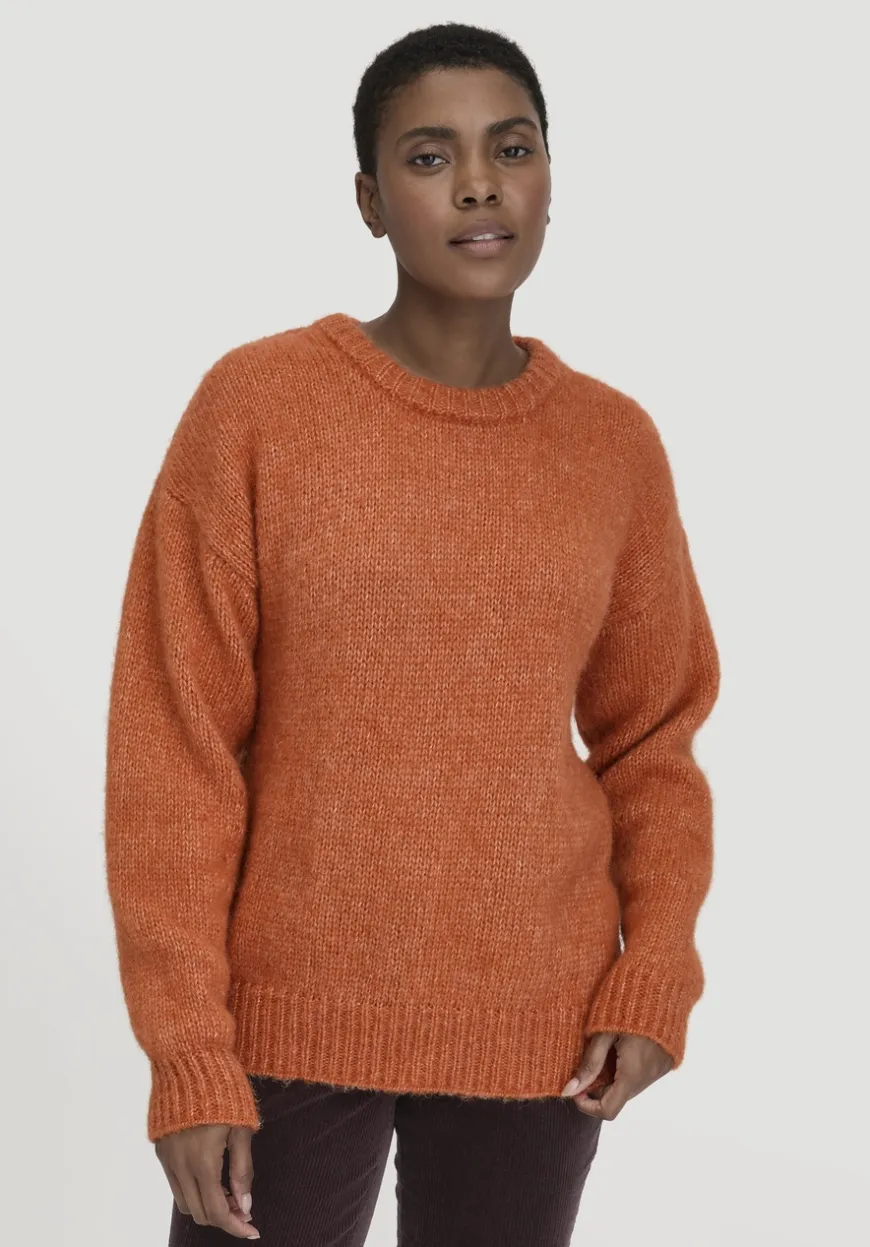 hessnatur Strick Pullover Relaxed aus Alpaka mit Bio-Baumwolle von|Damen Pullover