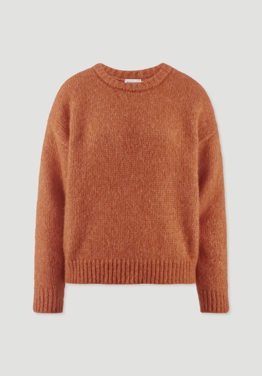 hessnatur Strick Pullover Relaxed aus Alpaka mit Bio-Baumwolle von|Damen Pullover