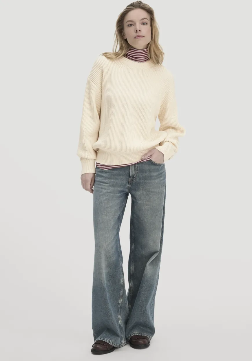 hessnatur Strick Pullover Relaxed aus reiner Bio-Baumwolle von|Damen Pullover