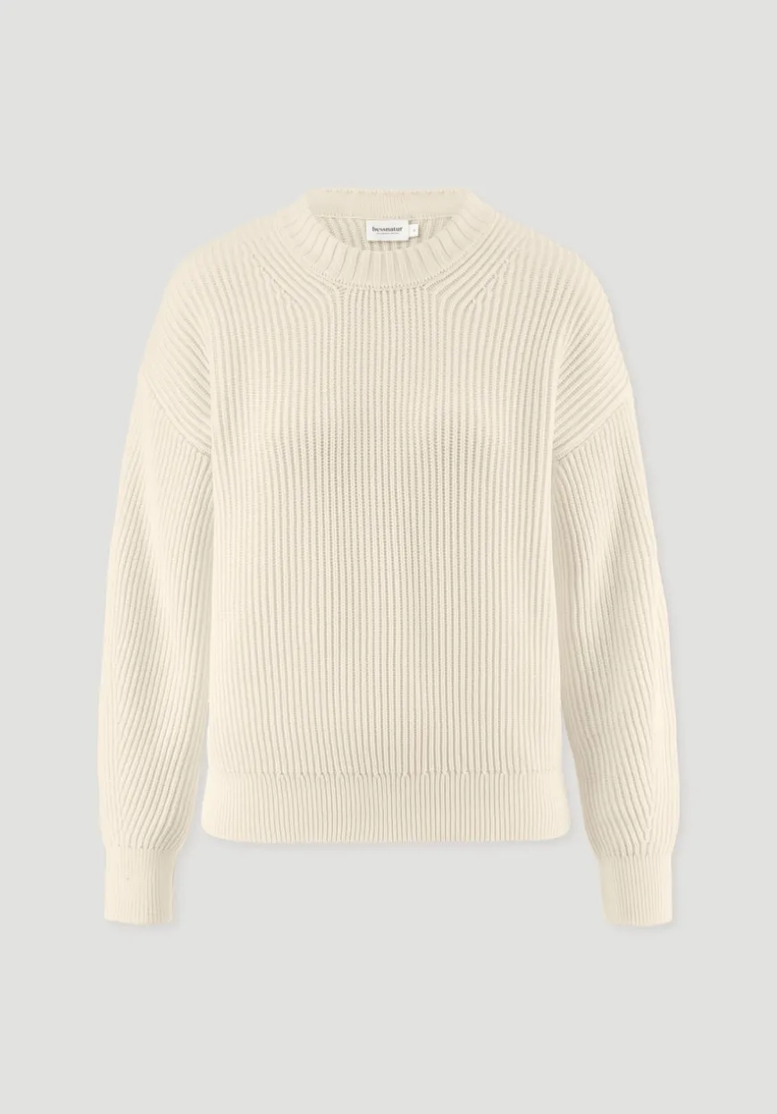 hessnatur Strick Pullover Relaxed aus reiner Bio-Baumwolle von|Damen Pullover
