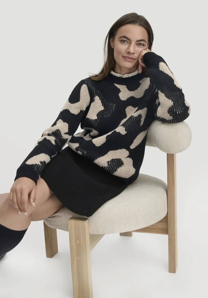 hessnatur Strick Pullover Relaxed aus Bio-Baumwolle und Bio-Schurwolle von|Damen Pullover