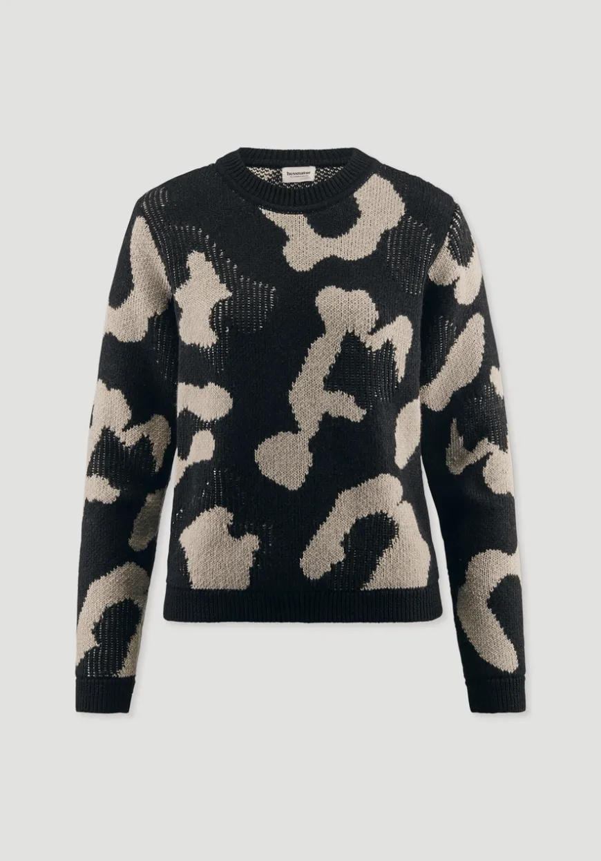 hessnatur Strick Pullover Relaxed aus Bio-Baumwolle und Bio-Schurwolle von|Damen Pullover