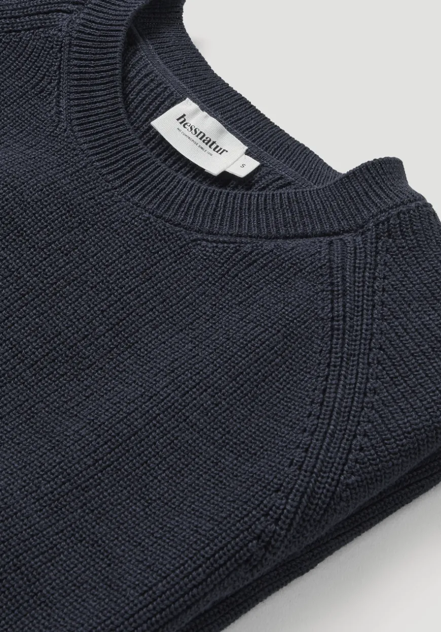hessnatur Strick Pullover Relaxed aus reiner Bio-Baumwolle von|Damen Pullover