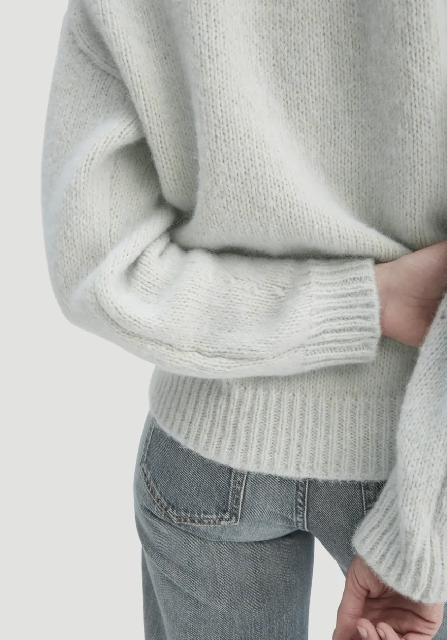 hessnatur Strick Pullover Relaxed aus Alpaka mit Bio-Baumwolle von|Damen Pullover