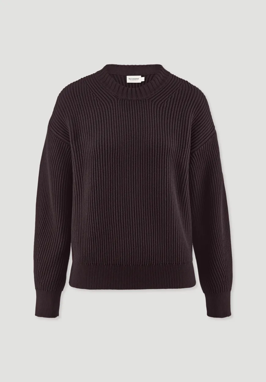 hessnatur Strick Pullover Relaxed aus reiner Bio-Baumwolle von|Damen Pullover