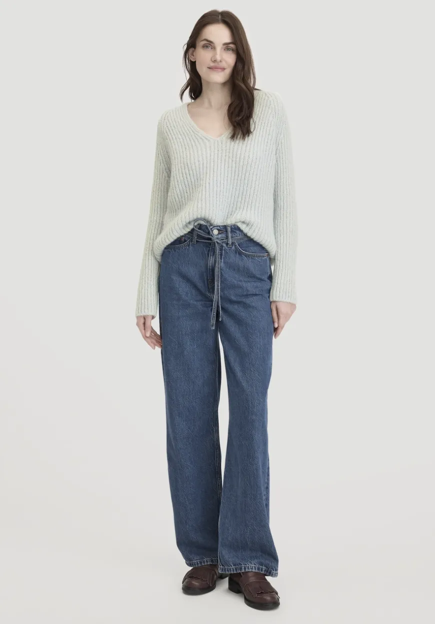 hessnatur Strick Pullover Relaxed aus Alpaka mit Bio-Baumwolle von|Damen Pullover
