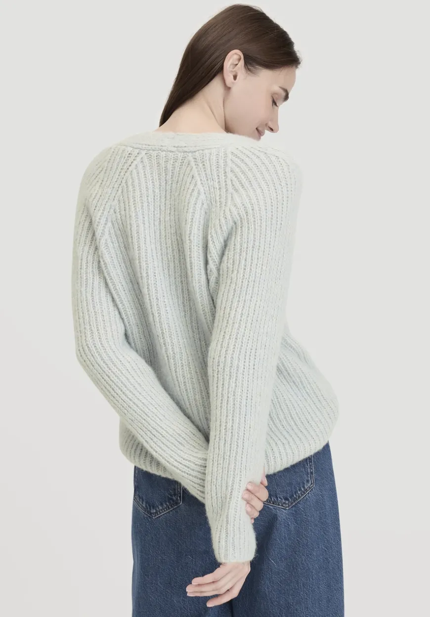 hessnatur Strick Pullover Relaxed aus Alpaka mit Bio-Baumwolle von|Damen Pullover