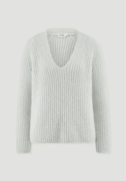 hessnatur Strick Pullover Relaxed aus Alpaka mit Bio-Baumwolle von|Damen Pullover