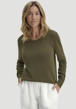 hessnatur Strick Pullover Relaxed aus Leinen mit Bio-Baumwolle und LENZING™ ECOVERO von|Damen Pullover