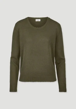 hessnatur Strick Pullover Relaxed aus Leinen mit Bio-Baumwolle und LENZING™ ECOVERO von|Damen Pullover