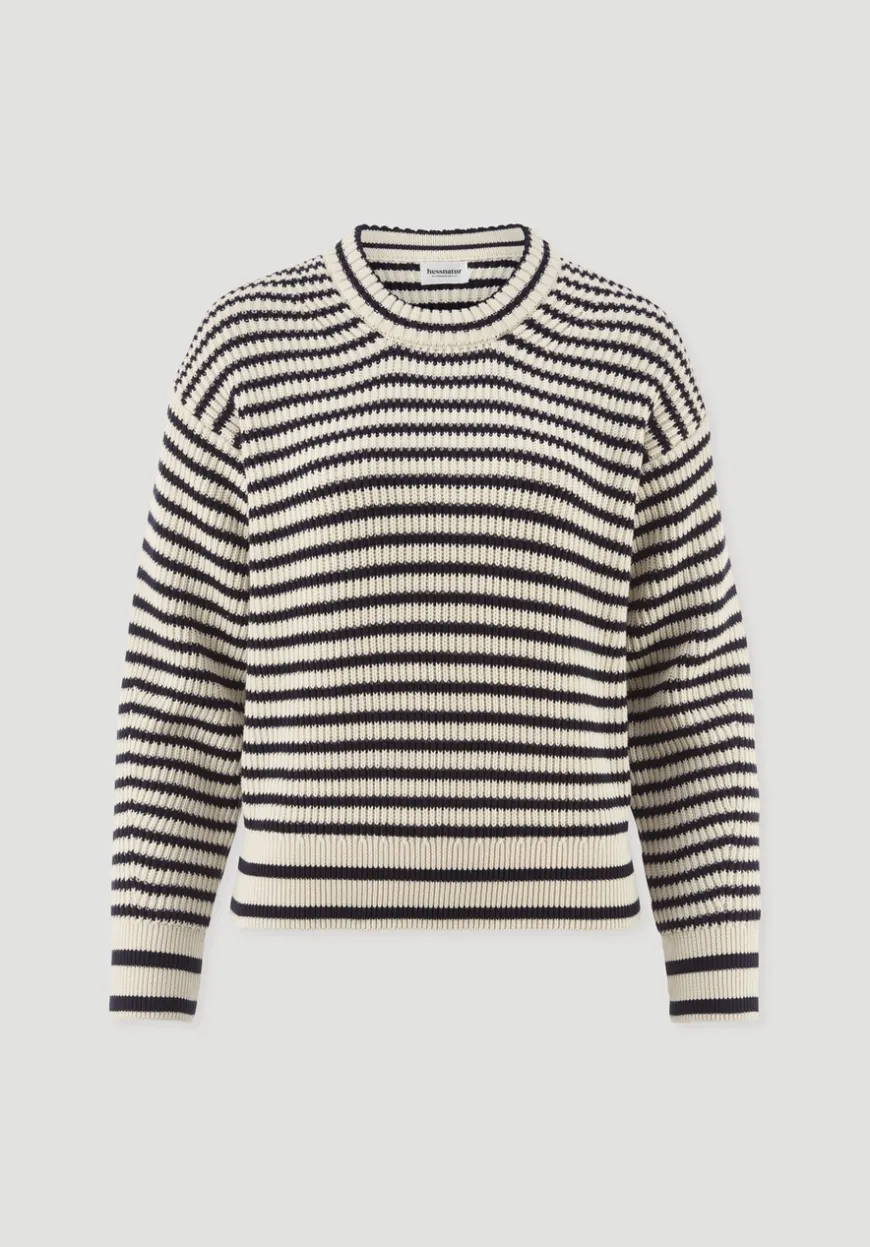 hessnatur Strick Pullover Relaxed aus reiner Bio-Baumwolle von|Damen Pullover