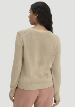 hessnatur Strick Pullover Relaxed aus Leinen mit Bio-Baumwolle und LENZING™ ECOVERO von|Damen Pullover