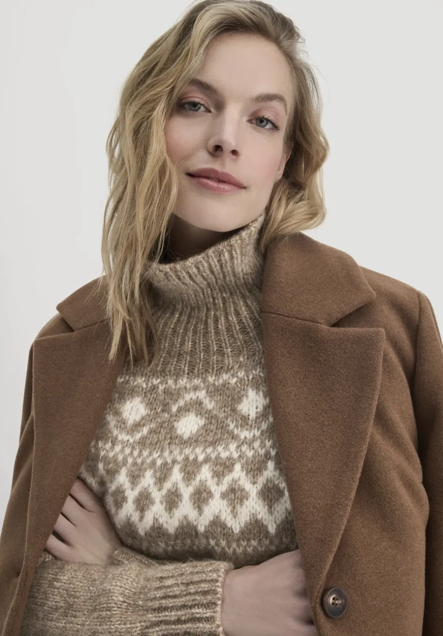 hessnatur Strick Pullover Relaxed aus Alpaka mit Bio-Baumwolle von|Damen Pullover