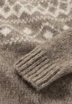 hessnatur Strick Pullover Relaxed aus Alpaka mit Bio-Baumwolle von|Damen Pullover