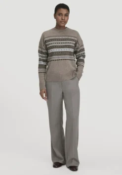 hessnatur Strick Pullover Relaxed BETTER RECYCLING aus reiner Bio-Merinowolle von|Damen Pullover