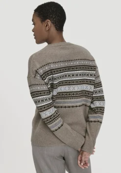 hessnatur Strick Pullover Relaxed BETTER RECYCLING aus reiner Bio-Merinowolle von|Damen Pullover