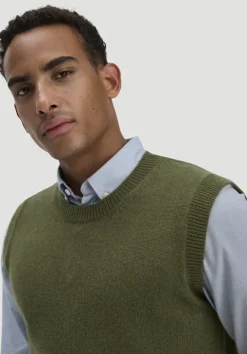 hessnatur Strick Pullunder Regular aus Bio-Merinowolle mit Bio-Baumwolle von|Herren Pullover|Strick