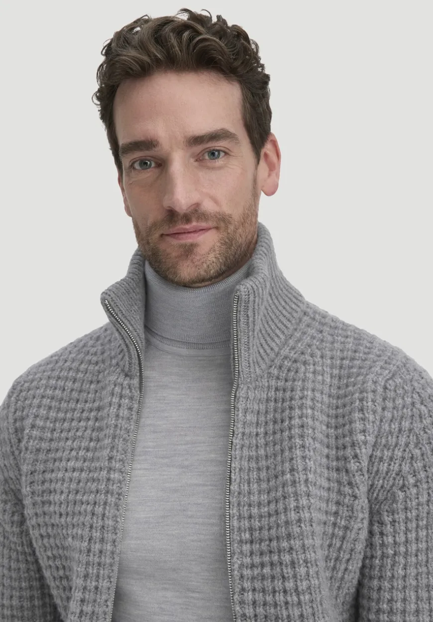 hessnatur Strick Rollkragen Pullover Regular aus reiner Bio-Merinowolle von|Herren Pullover|Strick