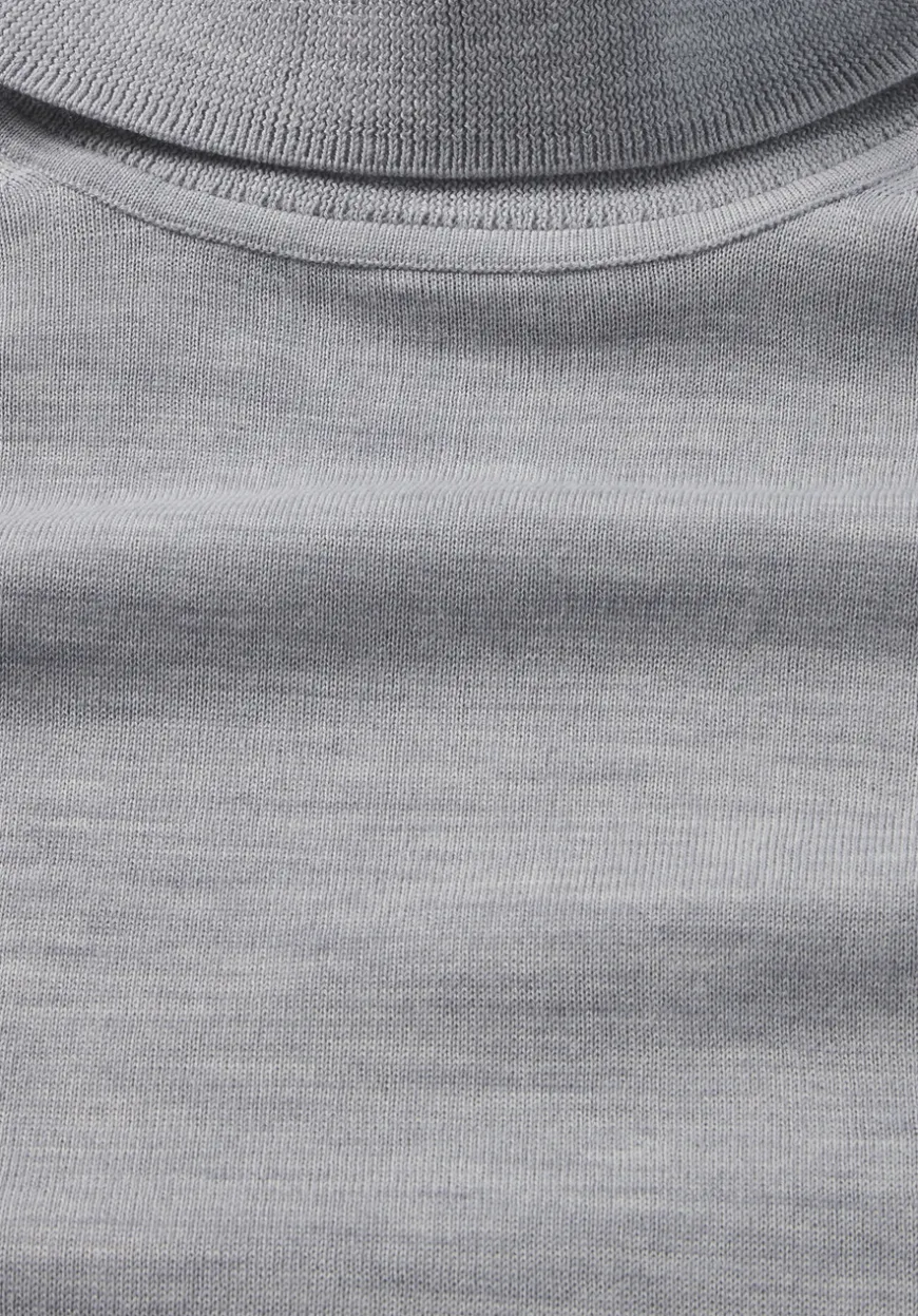 hessnatur Strick Rollkragen Pullover Regular aus reiner Bio-Merinowolle von|Herren Pullover|Strick
