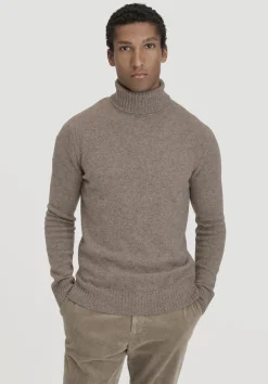 hessnatur Strick Rollkragen Pullover Regular aus Yakwolle und Schurwolle von|Herren Pullover|Strick