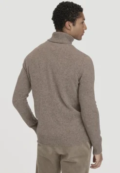 hessnatur Strick Rollkragen Pullover Regular aus Yakwolle und Schurwolle von|Herren Pullover|Strick