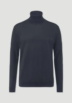 hessnatur Strick Rollkragen Pullover Regular aus reiner Bio-Merinowolle von|Herren Pullover|Strick