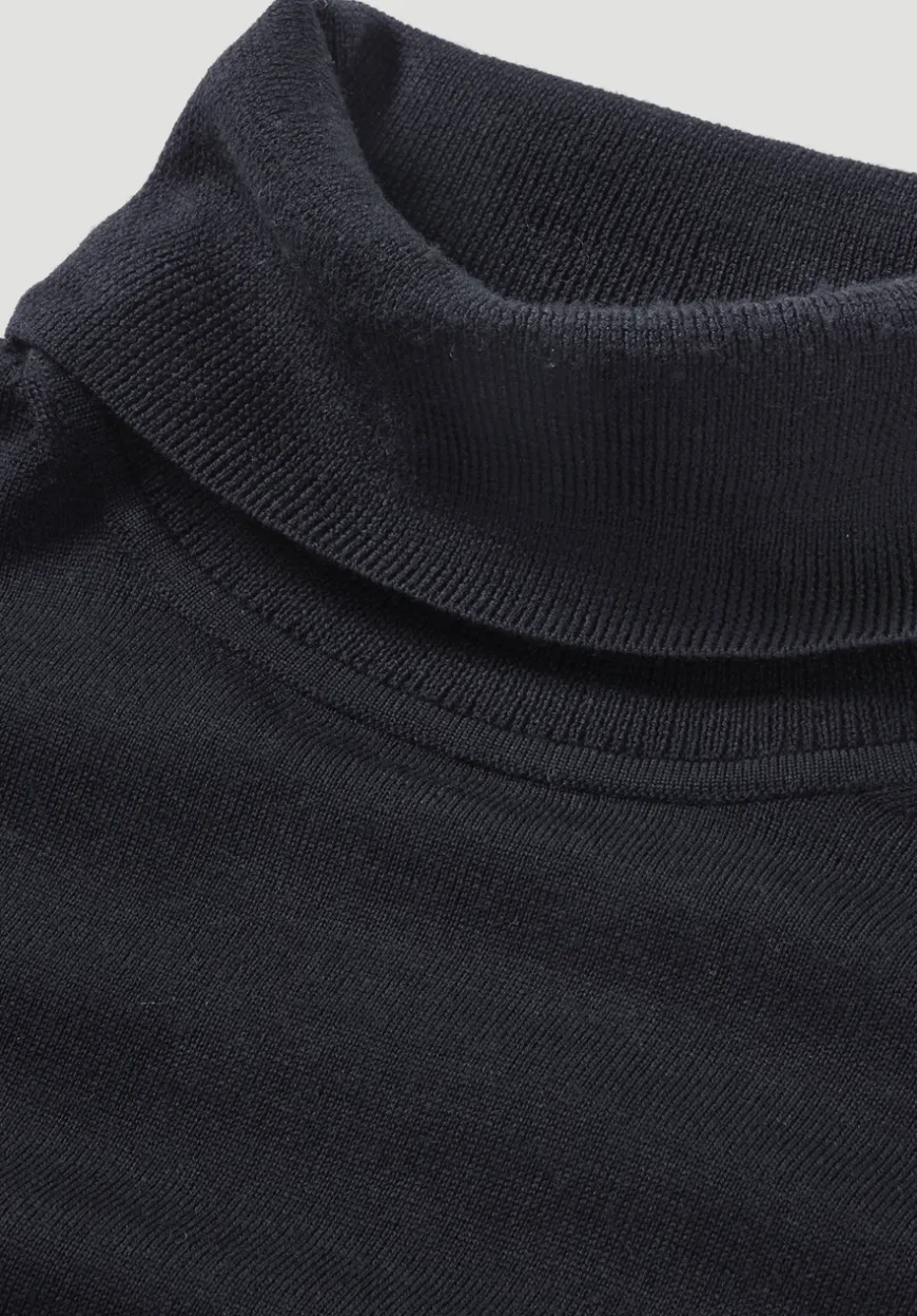 hessnatur Strick Rollkragen Pullover Regular aus reiner Bio-Merinowolle von|Herren Pullover|Strick