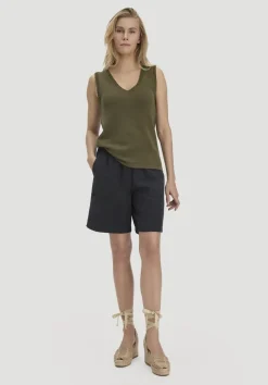 hessnatur Strick Top Regular aus Leinen mit Bio-Baumwolle und LENZING™ ECOVERO von|Damen Shirts & Tops