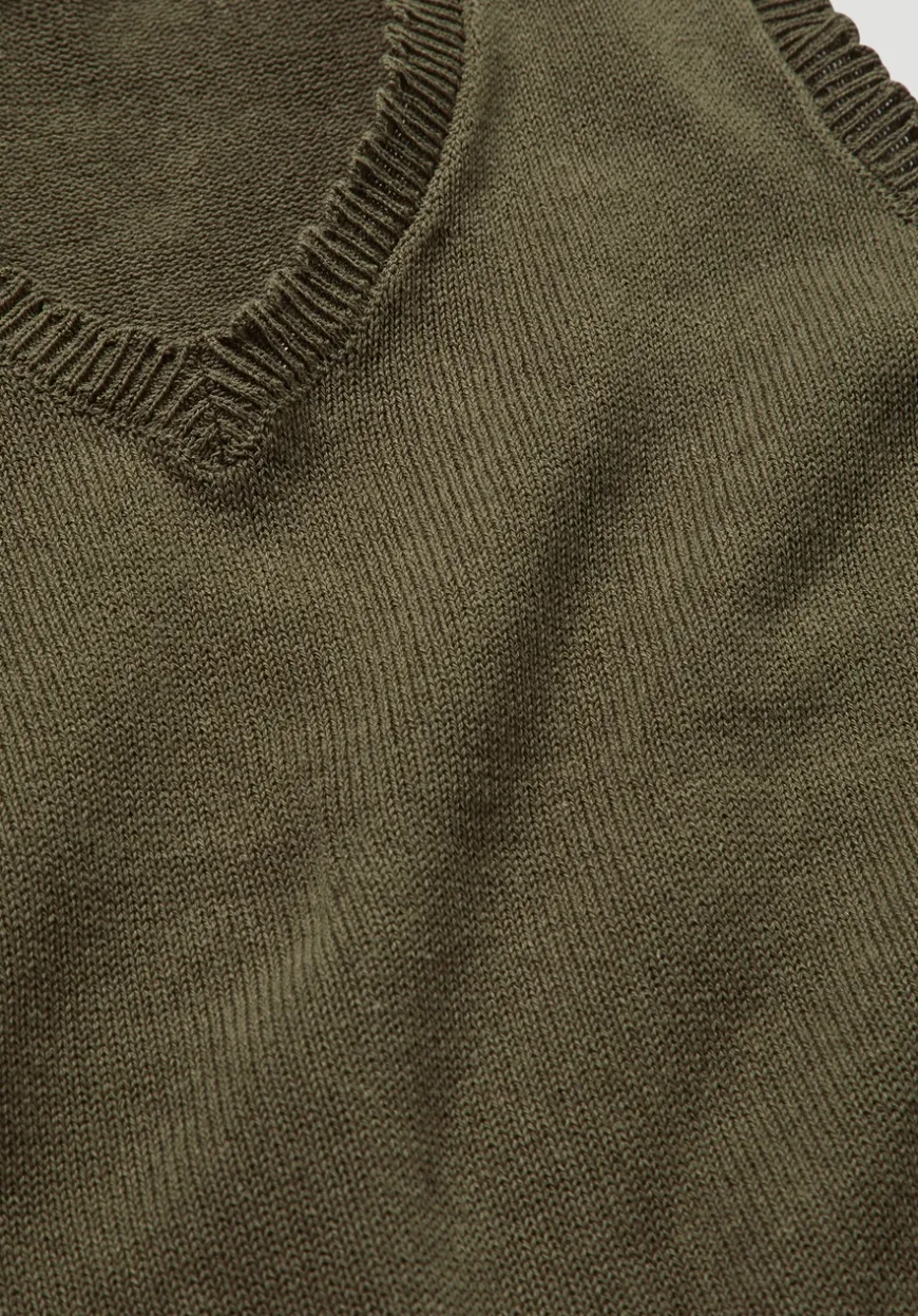 hessnatur Strick Top Regular aus Leinen mit Bio-Baumwolle und LENZING™ ECOVERO von|Damen Shirts & Tops