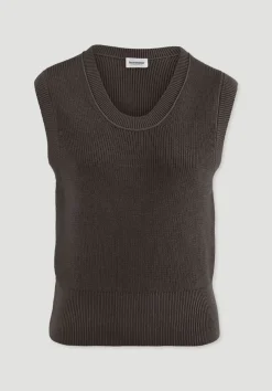 hessnatur Strick Top Regular aus reiner Bio-Baumwolle von|Damen Shirts & Tops