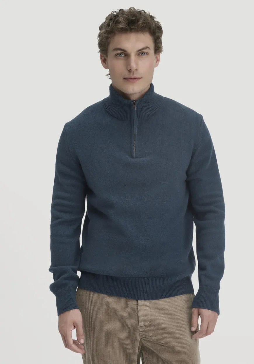 hessnatur Strick Troyer Regular aus Bio-Merinowolle mit Bio-Baumwolle von|Herren Pullover|Strick