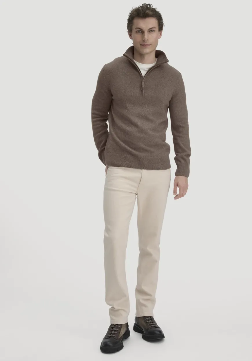 hessnatur Strick Troyer Regular aus Bio-Merinowolle mit Bio-Baumwolle von|Herren Pullover|Strick