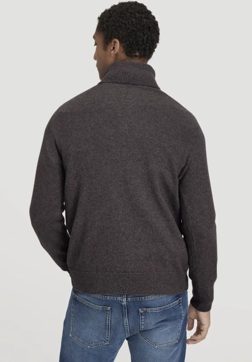 hessnatur Strick Troyer Regular aus Bio-Merinowolle mit Bio-Baumwolle von|Herren Pullover