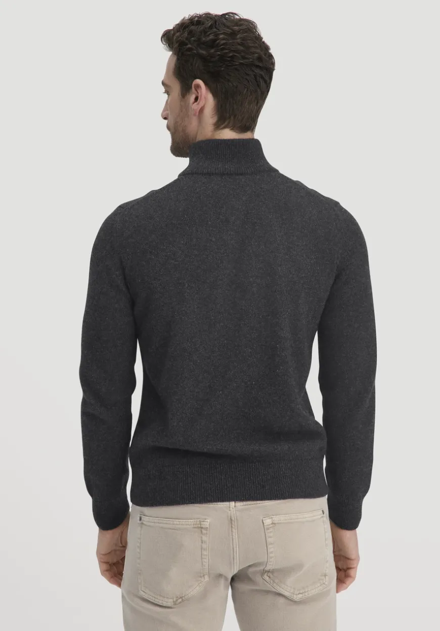 hessnatur Strick Troyer Regular aus Bio-Merinowolle mit Bio-Baumwolle von|Herren Pullover|Strick