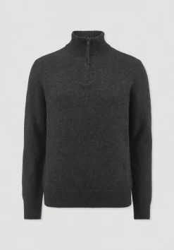 hessnatur Strick Troyer Regular aus Bio-Merinowolle mit Bio-Baumwolle von|Herren Pullover|Strick