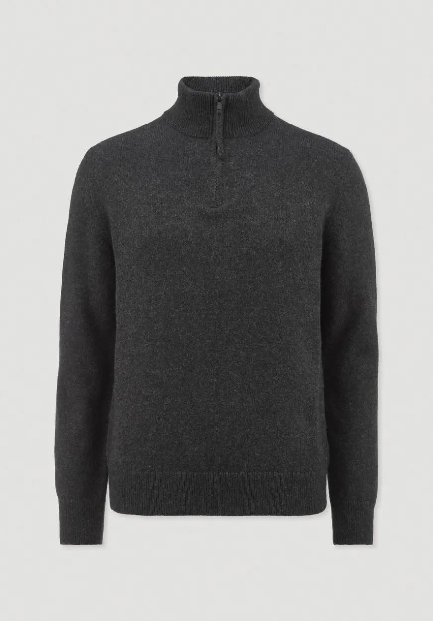 hessnatur Strick Troyer Regular aus Bio-Merinowolle mit Bio-Baumwolle von|Herren Pullover|Strick