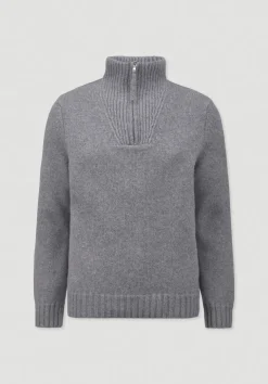 hessnatur Strick Troyer Regular BETTER RECYCLING aus reiner Bio-Merinowolle von|Herren Pullover|Strick