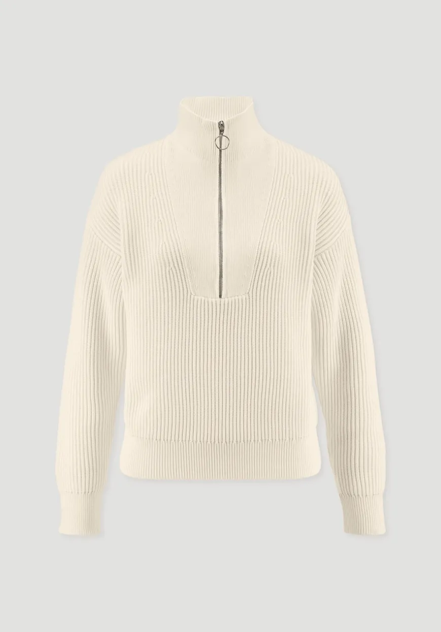 hessnatur Strick Troyer Relaxed aus reiner Bio-Baumwolle von|Damen Pullover|Strick