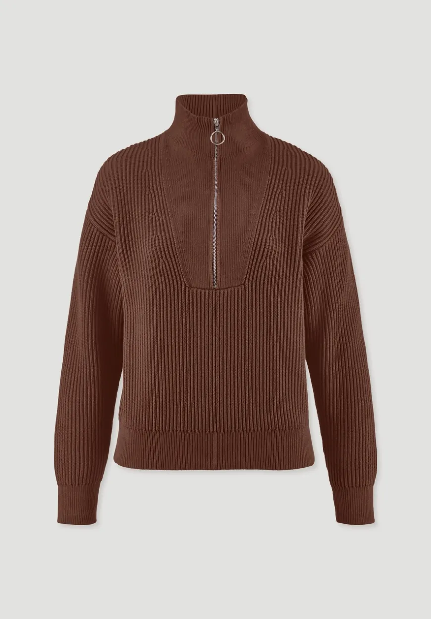 hessnatur Strick Troyer Relaxed aus reiner Bio-Baumwolle von|Damen Pullover
