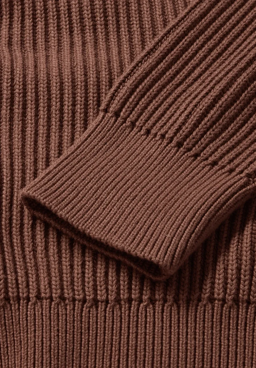hessnatur Strick Troyer Relaxed aus reiner Bio-Baumwolle von|Damen Pullover