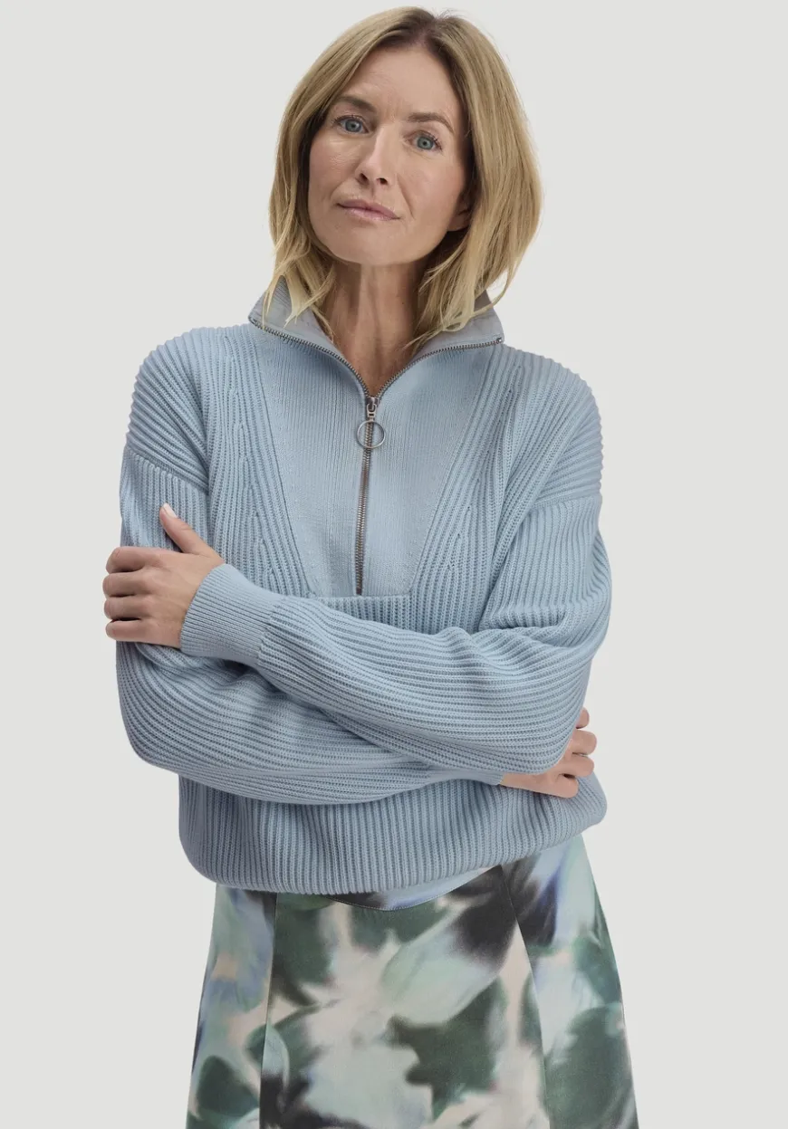 hessnatur Strick Troyer Relaxed aus reiner Bio-Baumwolle von|Damen Pullover|Strick