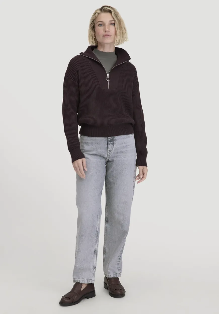 hessnatur Strick Troyer Relaxed aus reiner Bio-Baumwolle von|Damen Pullover