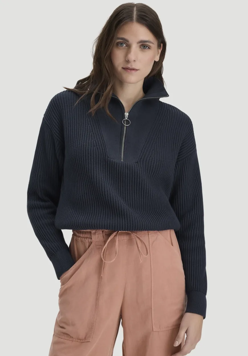 hessnatur Strick Troyer Relaxed aus reiner Bio-Baumwolle von|Damen Pullover|Strick