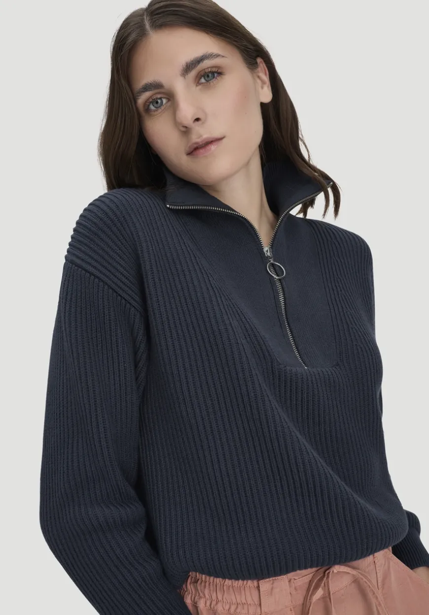hessnatur Strick Troyer Relaxed aus reiner Bio-Baumwolle von|Damen Pullover|Strick