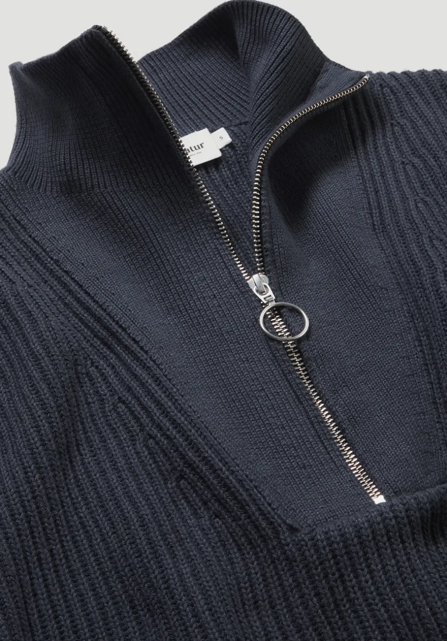 hessnatur Strick Troyer Relaxed aus reiner Bio-Baumwolle von|Damen Pullover|Strick