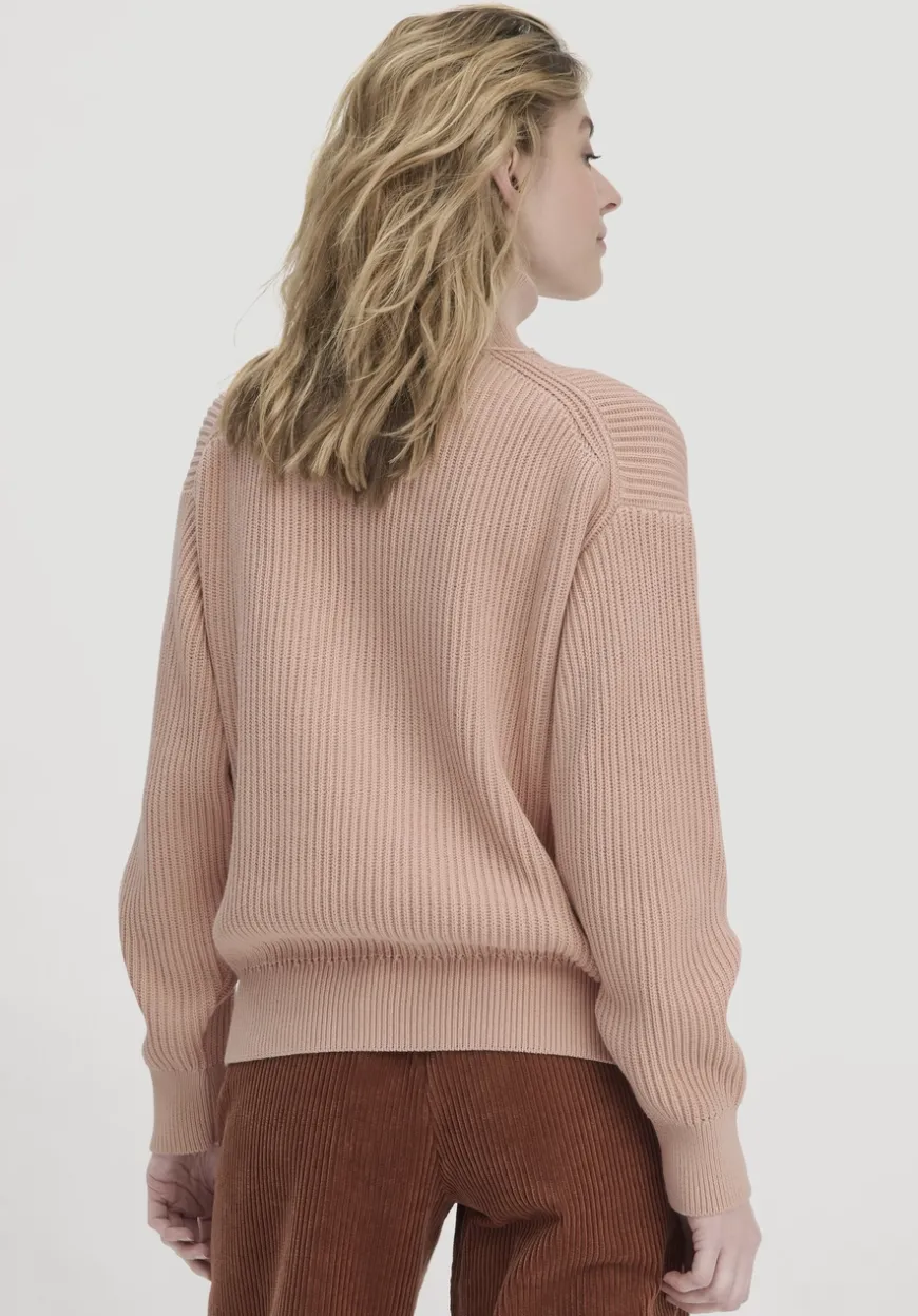 hessnatur Strick Troyer Relaxed aus reiner Bio-Baumwolle von|Damen Pullover