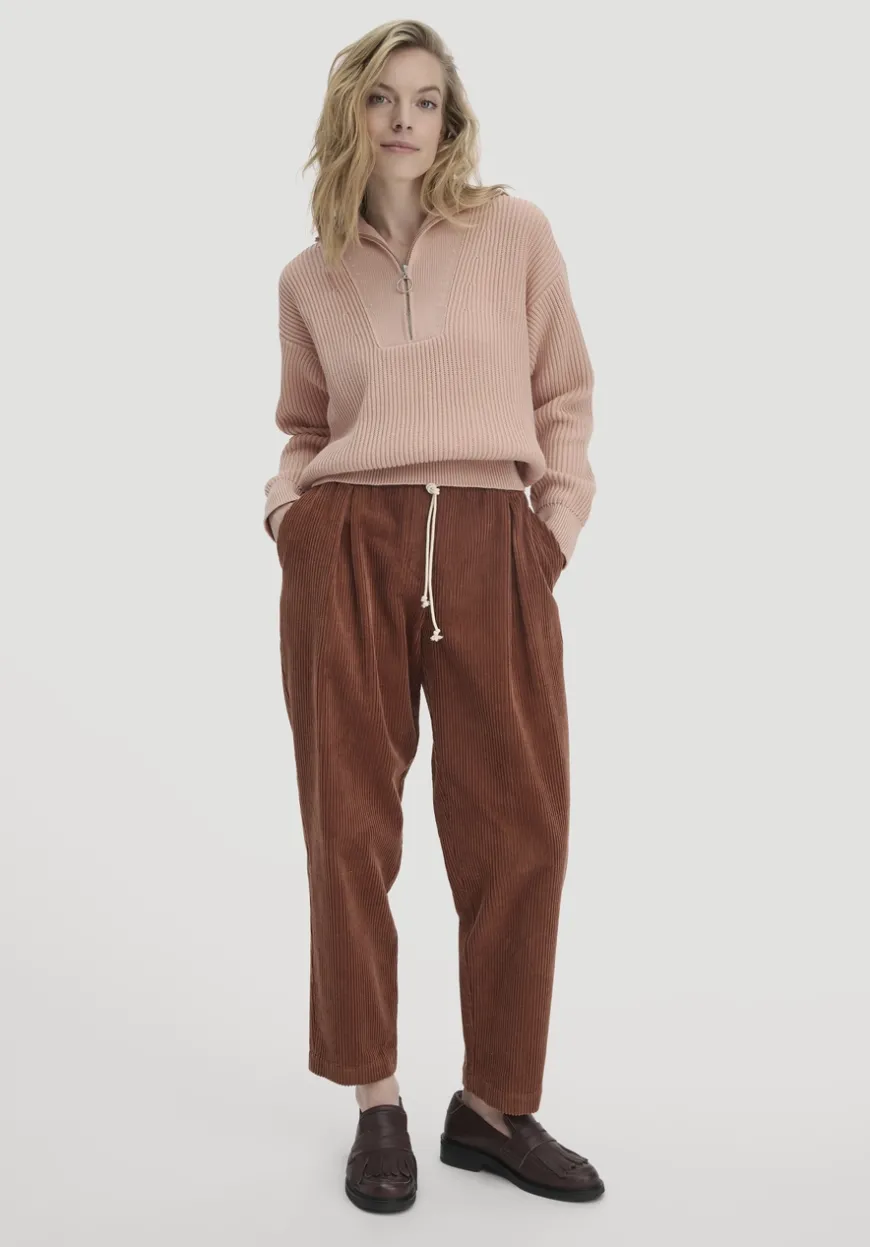 hessnatur Strick Troyer Relaxed aus reiner Bio-Baumwolle von|Damen Pullover